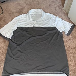 Men’s two toned performance polo shirt
